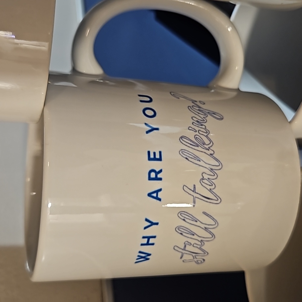 C. Why Are You Still Talking Mug